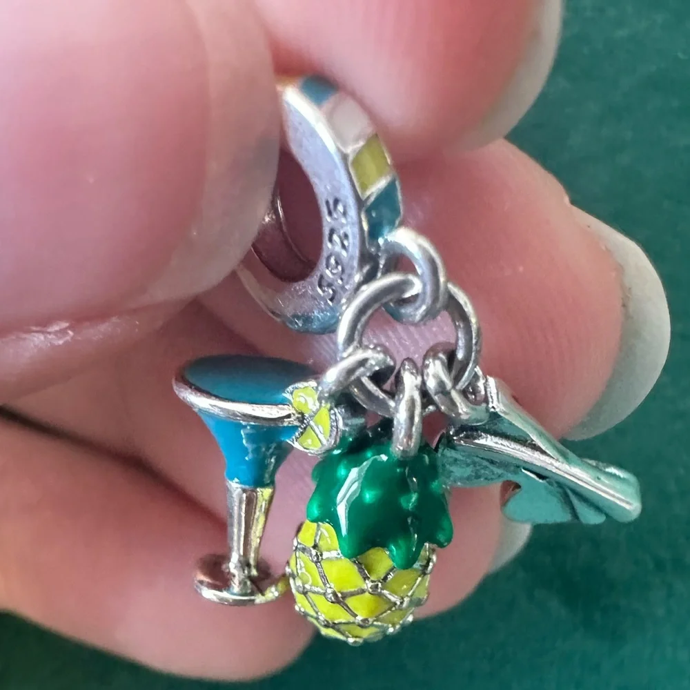 NWOT Pandora Fit Vacation Silver Charm!_5